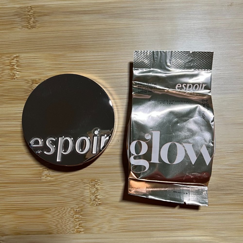 ESPOIR Pro Tailor Be Glow Cushion SPF42 PA++ #3 Petal (refill + case)